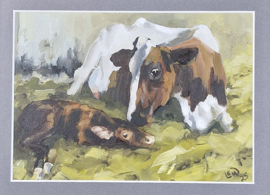 'Fresh On The Ground' Original Oil