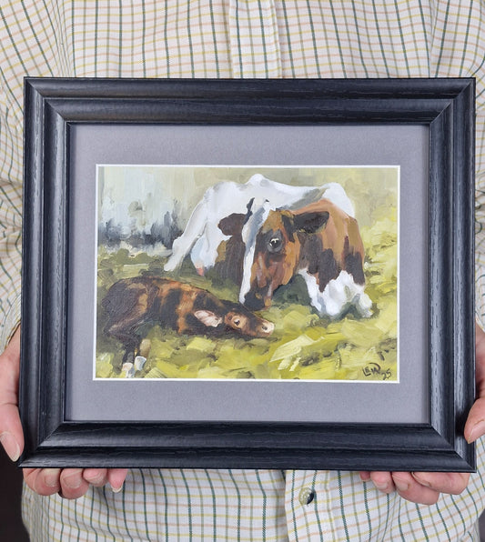 'Fresh On The Ground' Original Oil